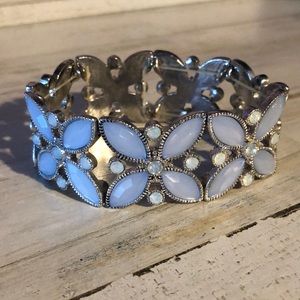 Pale Blue Stretch Bracelet